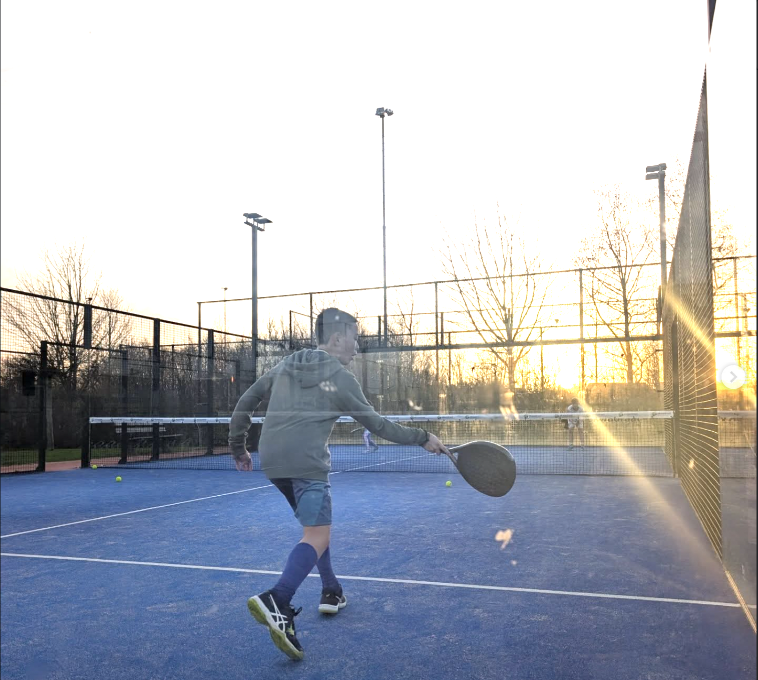 Padeltraining bij BJ Padel