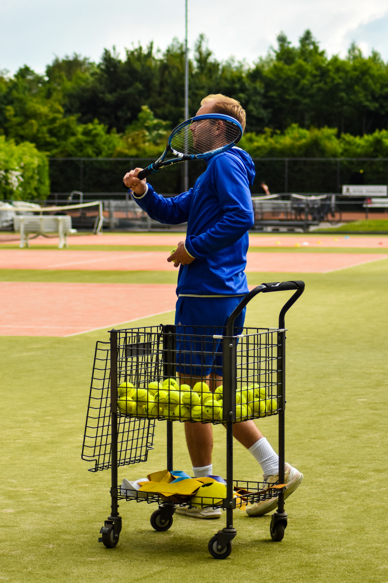 Tennistraining bij TPJJ