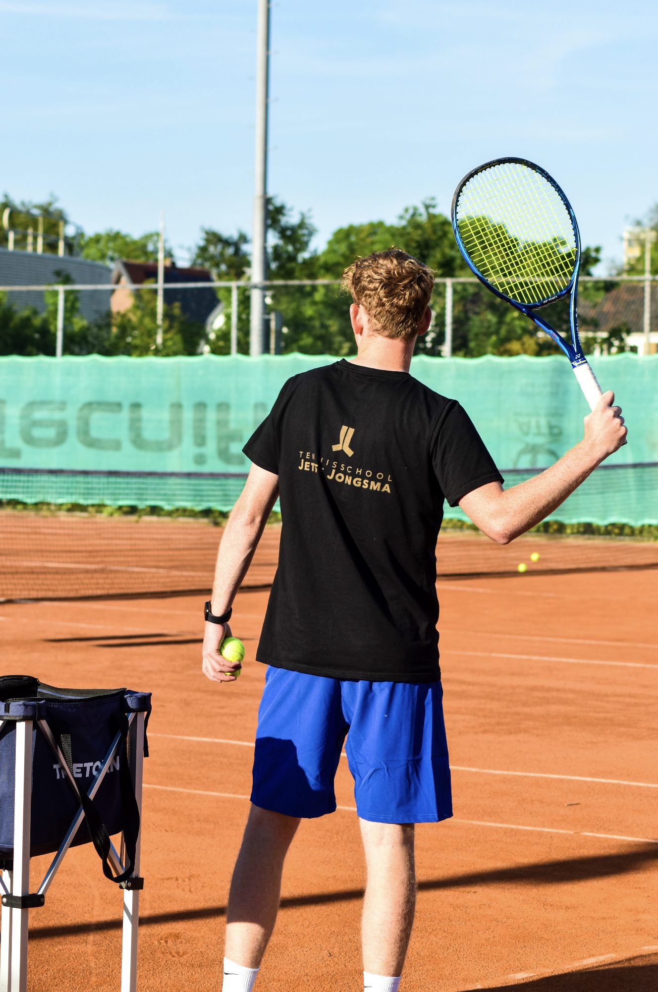 Het tennispark van T.V. Leeuwarden