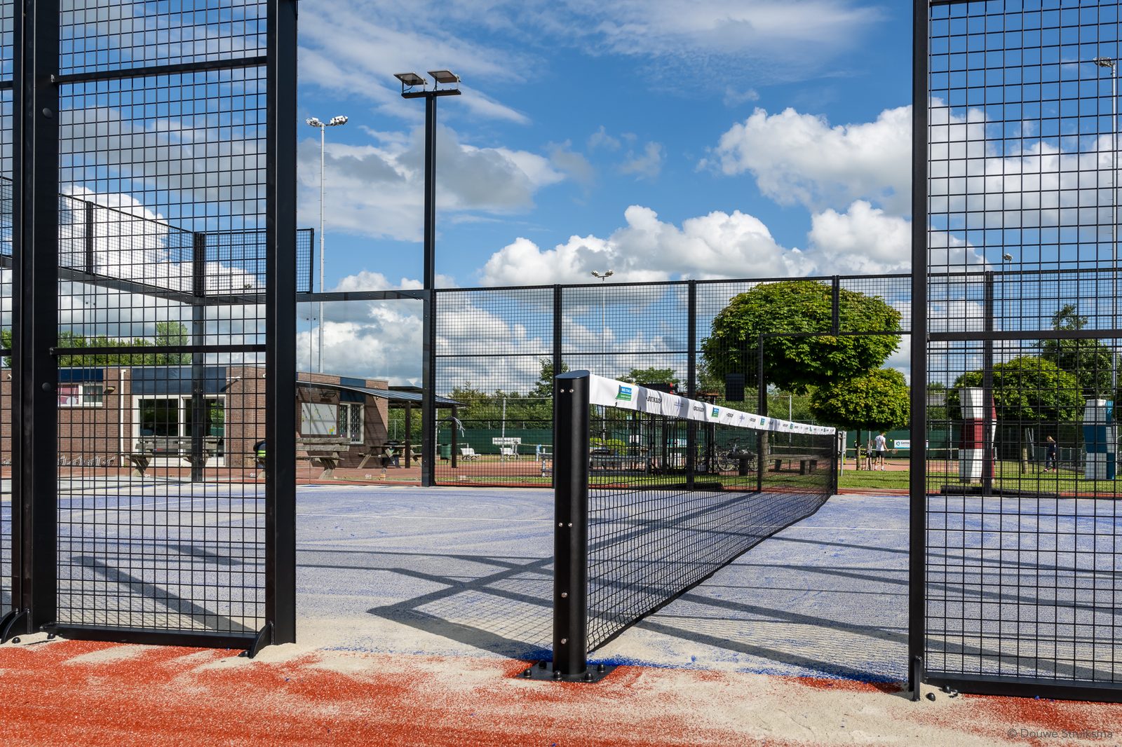 Het tennispark van T.P.V. Stiens op sportcomplex It Gryn